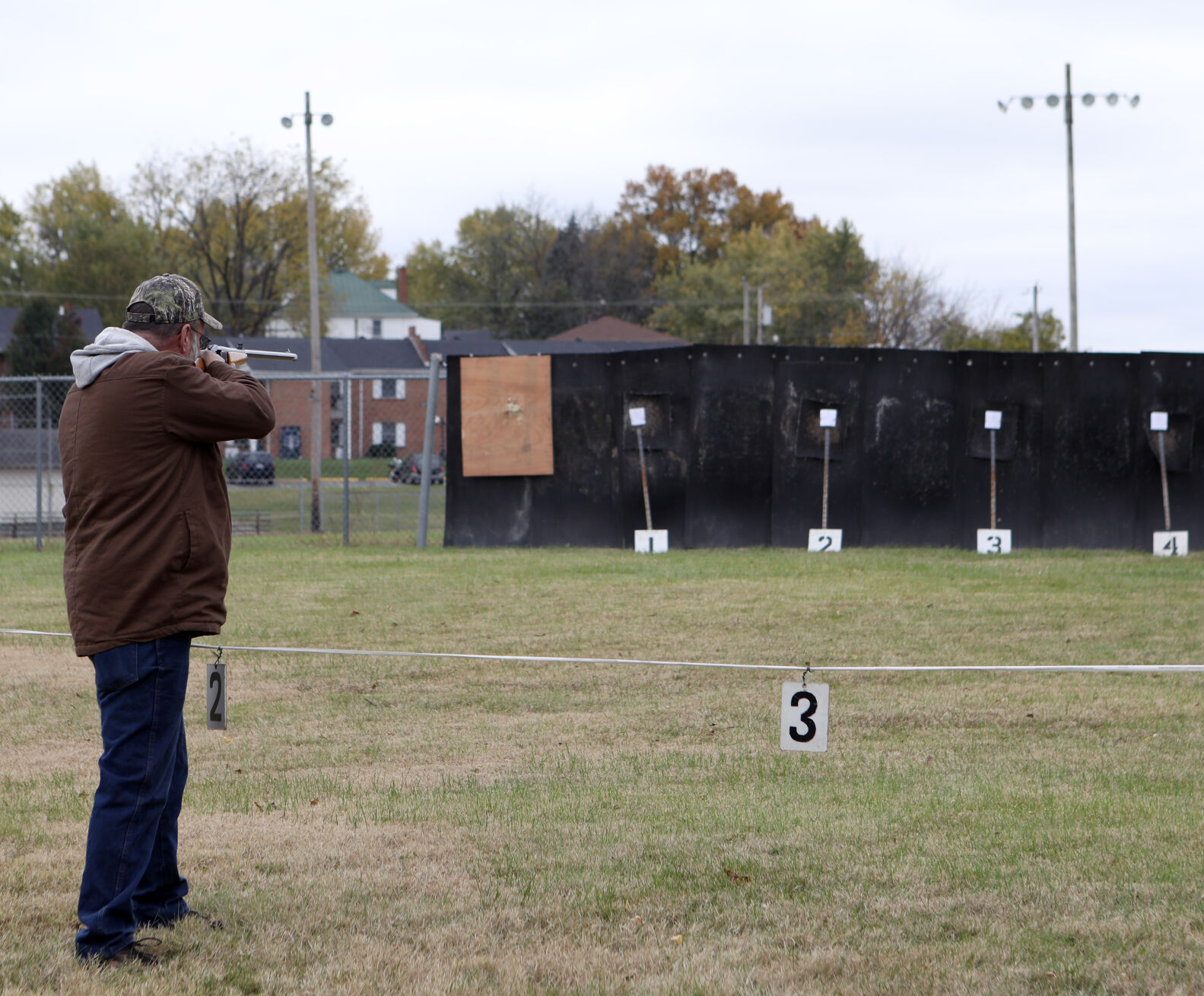 Jon Kleper shoots a gun